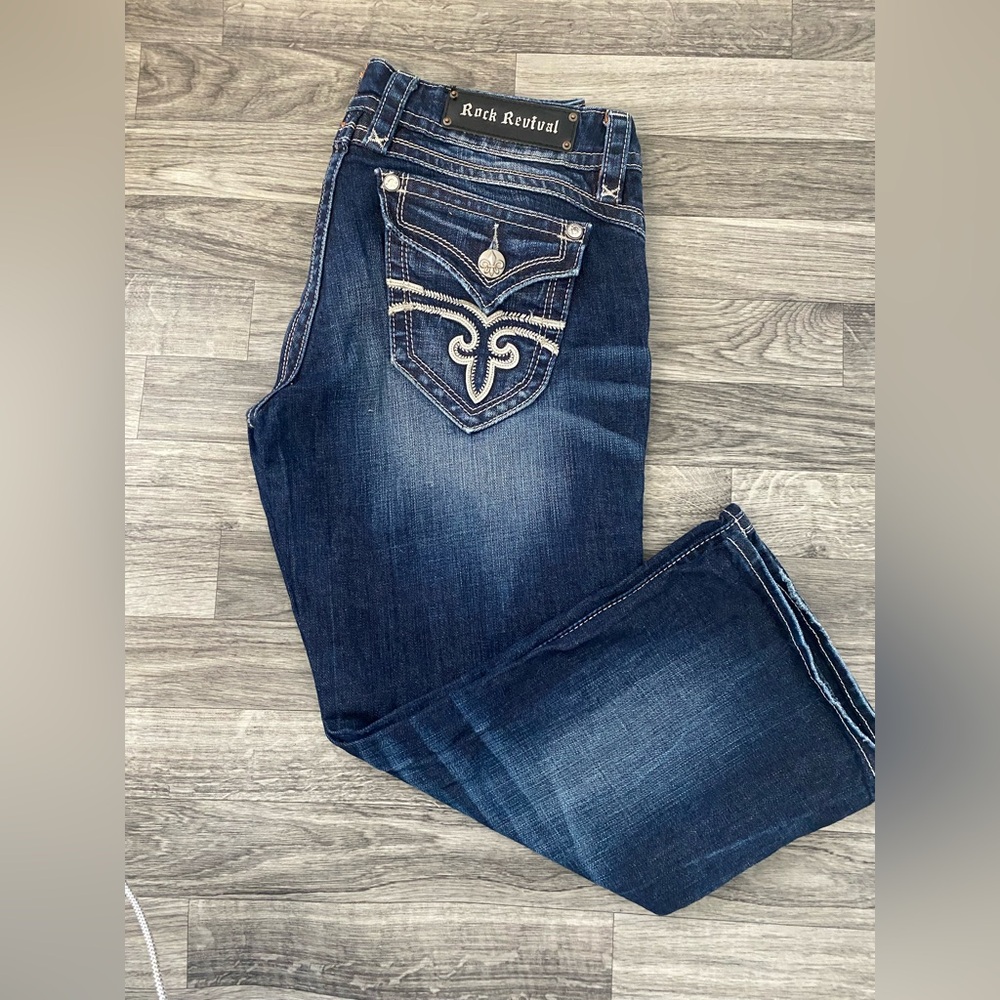 Rock Revival CELINE Capri Jeans Size 29 Women